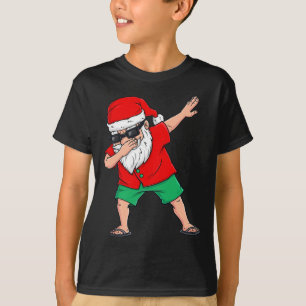 Camiseta Papai Noel Dabbing Natal Em Julho Verão Xmas Dab B