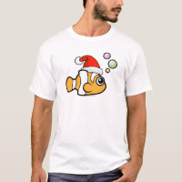 Papai noel de Clownfish dos desenhos animados