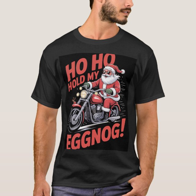 Camiseta Papai Noel de Moto (Frente)