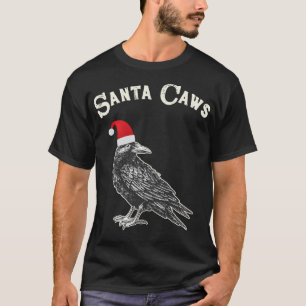 Camiseta Papai noel de Natal do Gótico de Design de para E