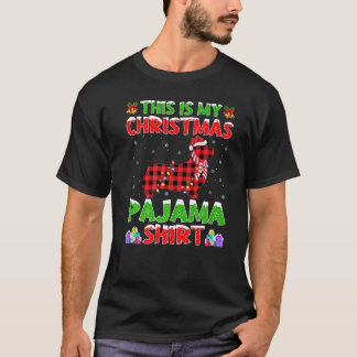 Camiseta Papai Noel de Natal Este É o Meu Corgi Pijama de N