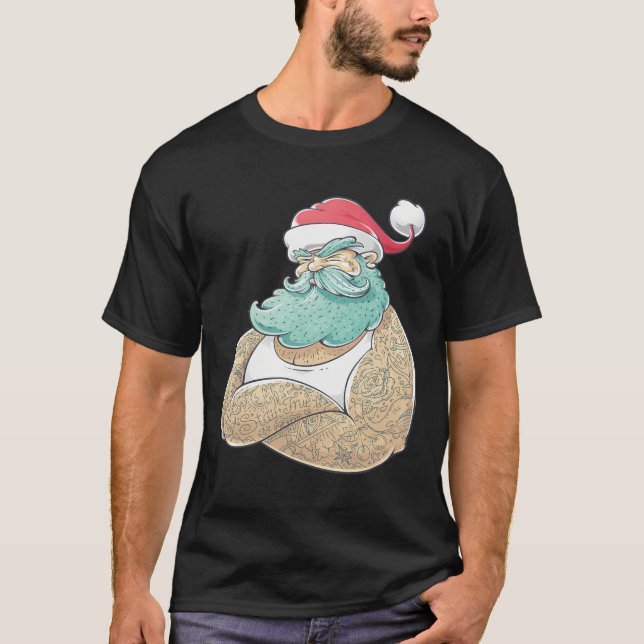 Camiseta Papai noel de Natal Incrível (Frente)
