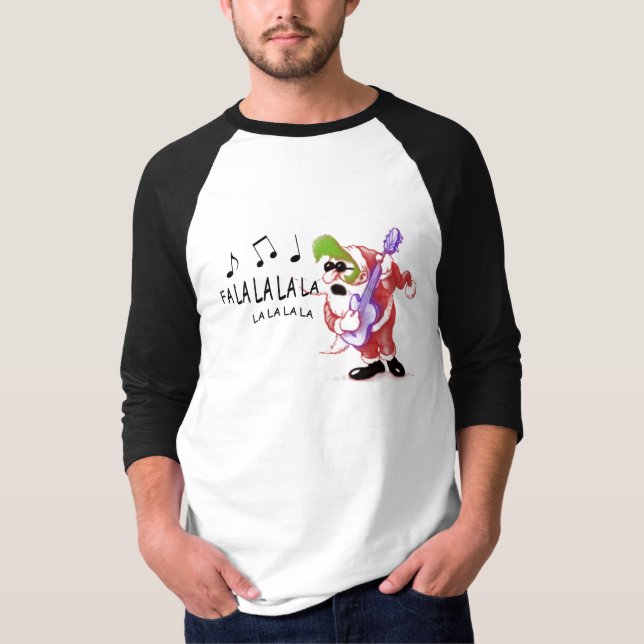 Camiseta Papai noel de Rockin (Frente)