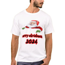 Papai Noel deseja a todos um feliz ano novo