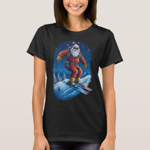Camiseta Papai Noel Desmontando As Encostas Papai Noel Esqu