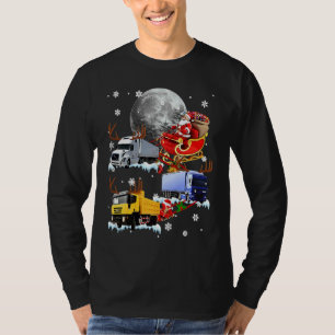 Camiseta Papai Noel Dirigindo Caminhão Trenó Natal Caminhon