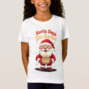 Camiseta 🎅Papai Noel Diz Seis Sete Meme – Divertido Papai 