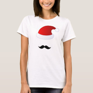 Camiseta Papai noel do bigode