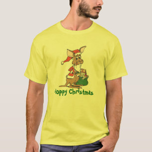 Camiseta Papai noel do canguru