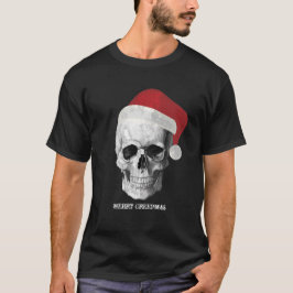 Camiseta Papai noel do crânio do Grunge