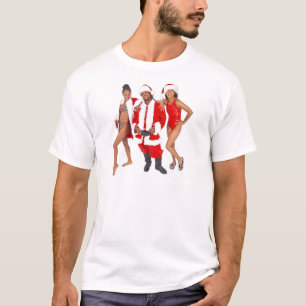 Camiseta Papai noel do gueto e seus duendes da capa
