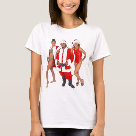 Camiseta Papai noel do gueto e seus duendes da capa