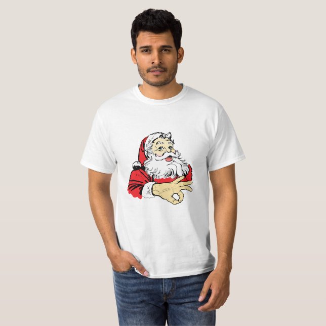 CAMISETA PAPAI NOEL DO JOGO DO CÍRCULO (Frente Completa)