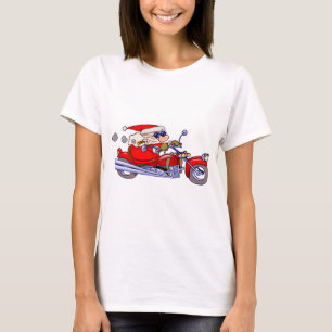 Camiseta Papai noel do motociclista