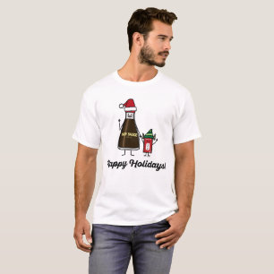 Camiseta Papai noel do Natal da criança do miúdo do pacot