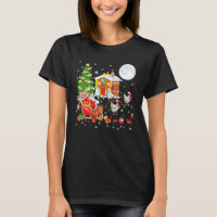 Papai Noel do Natal Trenó Rena Três Frangos do Pap