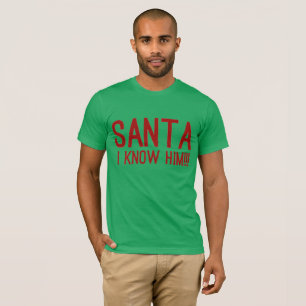 Camiseta Papai noel do Xmas do Natal do bestseller eu