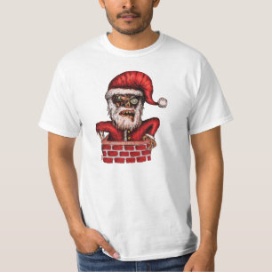 Camiseta Papai noel do zombi