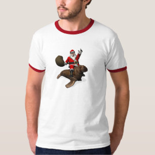 Camiseta Papai Noel doce ama morsas