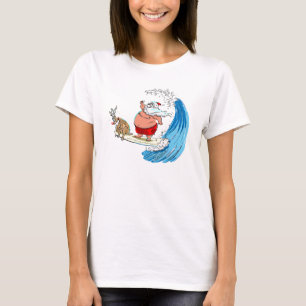 Camiseta Papai noel e Rudolf