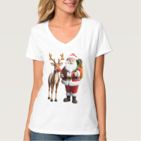 Papai Noel e suas renas