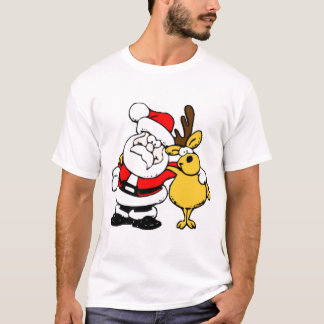 Camiseta Papai noel e t-shirt da rena
