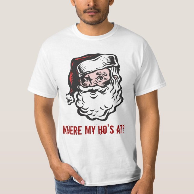 Camiseta Papai noel, em onde meu Ho? (Frente)