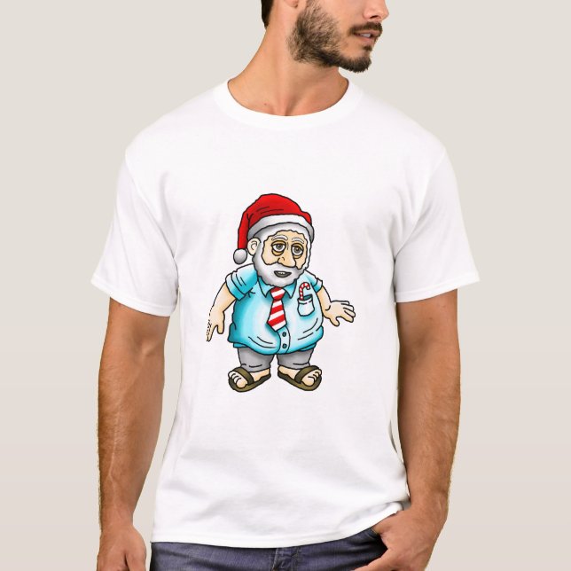 Camiseta Papai Noel em Sandals (Frente)