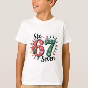 Camiseta Papai Noel Engraçado Diz Seis Sete Natal 67 Meme X