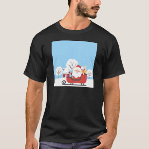 Camiseta Papai Noel está vindo
