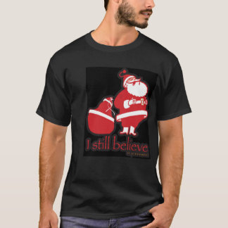 Camiseta Papai noel, eu ainda acredito… nos presentes