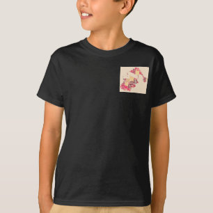 Camiseta Papai Noel falou nuvem Ho Ho Ho Ho