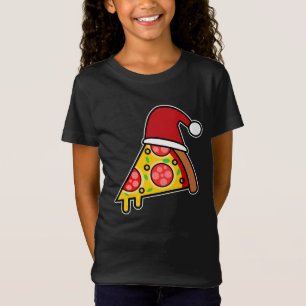 CAMISETA PAPAI NOEL FATIA DE PIZZA ENGRAÇADO