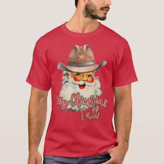 Camiseta Papai Noel Feliz Natal Yall Oeste País C