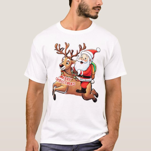 Camiseta Papai Noel Felry Natal (Frente)