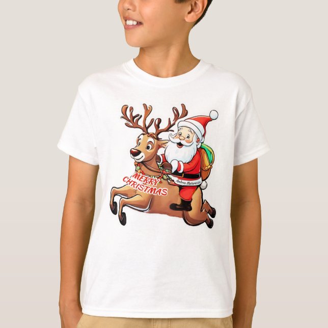 Camiseta Papai Noel Felry Natal (Frente)