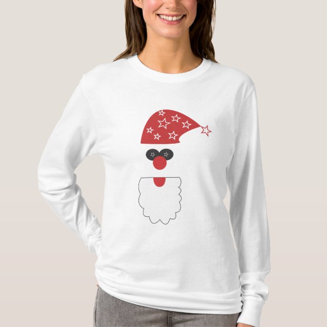 Camiseta Papai noel Funky T (Frente)