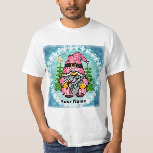 Camiseta Papai Noel gnomo  (Frente)