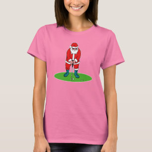 Camiseta Papai noel Golfing