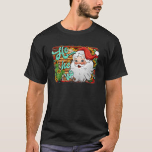 Camiseta Papai Noel Ho Ho Feliz Natal Acredita Em Sa