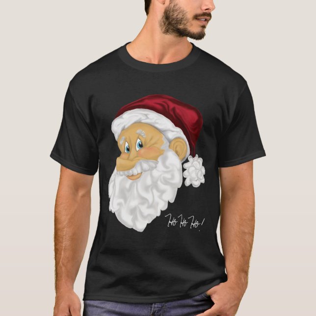 Camiseta Papai noel, Ho Ho Ho! (Frente)