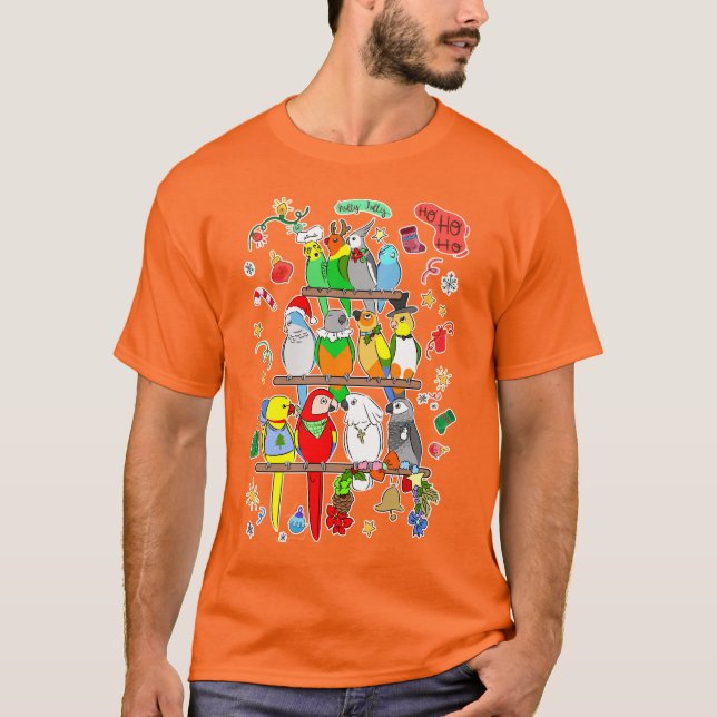 Camiseta Papai Noel Holly Jolly (Frente)