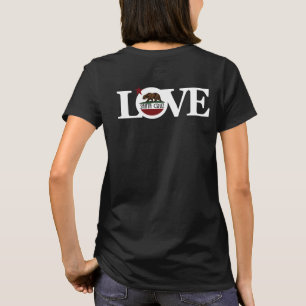 Camiseta PAPAI NOEL Impressão Cruz Traseira (texto branco)