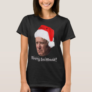 Camiseta Papai Noel Joe Biden Natal Sátira Design Pro Trump