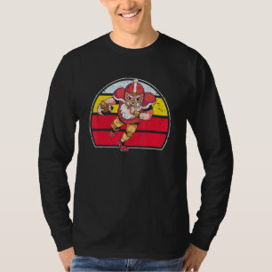 Camiseta Papai Noel Jogador Futebol Treinador Fã Equipe Esp