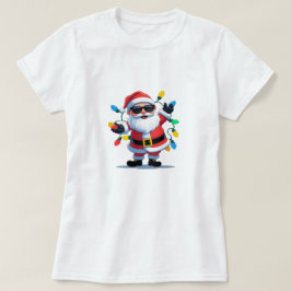 Camiseta Papai Noel Legal com Luzes de Natal – Festivo Mode