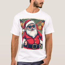 Papai Noel Legal com Óculos de Sol da Moda