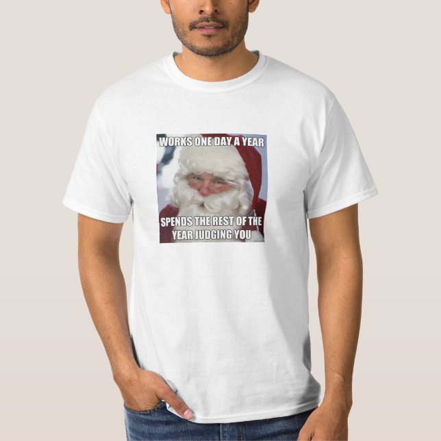 Camiseta Papai noel Meme (Frente)