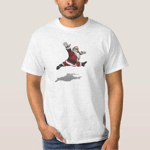 Camiseta Papai Noel mostra um Jete grande elegante
