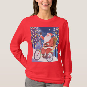 Camiseta Papai Noel motociclista